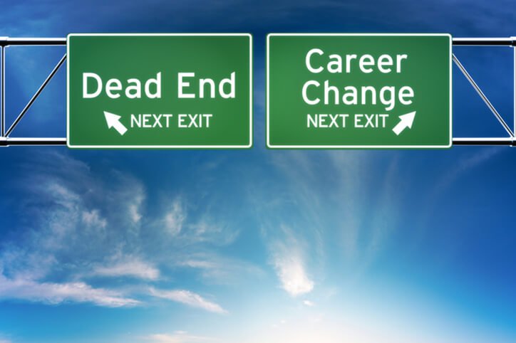 career change or dead end concept - real estate investor owner financing training